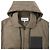 Giacca con cappuccio zip in cotone marrone con logo in rilievo Loewe - vista 5