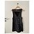 Schwarzes Lederkleid von Maje Größe 36