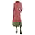 Fendi Purple and orange striped tiered midi dress - size UK 4 Silk  ref.2119903