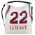 Loewe Handbag Shoulder Bag T Bucket Black Red Blue Eggshell Leather  ref.2119999