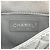 Chanel Mini perforato in agnello argento Punch Flap - vista 6
