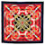 Hermès Red Eperon d'Or Silk Scarf Blue Navy blue Cloth  ref.2120123
