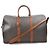 Borsa Boston marrone Saint Laurent