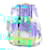 Louis Vuitton Monogram Prism Christopher GM Backpack Multiple colors Plastic  ref.2120232