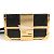 Fendi Tech Ledger Nano X Baguette Geldbörse Schwarz Golden