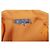 Vestido envelope com cinto de viscose laranja Thierry Mugler - vista 4