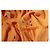 Vestido envelope com cinto de viscose laranja Thierry Mugler - vista 8