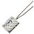 Collana pendente Chanel Matelassé Coco Mark Cambon Argento
