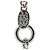 Collana pendente Chanel Matelassé Coco Mark Cambon Argento - vista 7