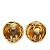 Orecchini a clip placcati in oro Chanel Coco Mark D'oro - vista 2