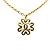 Chanel Coco Mark Gold Plated Necklace Golden