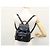 Zaino in pelle Gucci Bamboo Nero Oro 003 3444 0030 Auth nb256 - vista 29