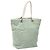 GUCCI GG Canvas Tote Bag Hellblau Gold 002 1098 Auth EC700 Golden