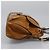 Chloé Borsa a Spalla Chloe Lexa in Pelle Marrone Oro Auth EC560 - vista 4