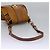 Chloé Borsa a Spalla Chloe Lexa in Pelle Marrone Oro Auth EC560 - vista 7