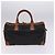 Borsa Boston a spalla in pelle BALLY INTRECCIATO 3 pezzi nero bianco Auth bs23216 - vista 3