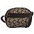 Céline Borsa a spalla CELINE C Sulky in tela e pelle beige marrone Auth EC715