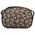 Céline Borsa a spalla CELINE C Sulky in tela e pelle beige marrone Auth EC715 - vista 2
