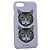 Custodia per iPhone 8 GUCCI Cat in pelle PVC viola 548889 Auth am7392 Porpora