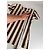Camicia a righe vintage Fendi Roma bianca e marrone 36/S Bianco - vista 3