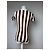 Camicia a righe vintage Fendi Roma bianca e marrone 36/S Bianco - vista 6