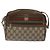 GUCCI GG Supreme Web Borsa Sherry Linea PVC Beige Oro Rosso 56 02 087 Auth EC527 D'oro - vista 13