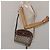GUCCI GG Supreme Web Borsa Sherry Linea PVC Beige Oro Rosso 56 02 087 Auth EC527 D'oro - vista 23