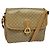 Céline Borsa a spalla in tela Macadam CELINE PVC marrone oro Auth BA513 D'oro