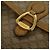 Céline Borsa a spalla in tela Macadam CELINE PVC marrone oro Auth BA513 D'oro - vista 17