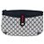 GUCCI GG Supreme Sherry Line Borsa a Spalla PVC Blu Navy Rosso 904 02 026 Auth yk12549 - vista 2