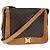 Céline Borsa a spalla in tela Macadam CELINE in pelle PVC marrone oro Auth 102371 D'oro
