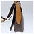 Céline Borsa a spalla in tela Macadam CELINE in pelle PVC marrone oro Auth 102371 D'oro - vista 5