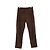 Maison Ullens Pantalones slim de ante marrón Castaño