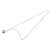 Collana Fiore Camelia Chanel in Argento 925 - vista 4