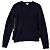 Whistles Weicher Strickpullover aus Merinowolle und Baumwolle mit seitlichem Reißverschluss in Marineblau, Größe M