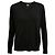 Autre Marque Adagio Seiden- und Kaschmirpullover in Schwarz Größe L XL