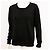 Autre Marque Adagio Seiden- und Kaschmirpullover in Schwarz Größe L XL - Ansicht 8
