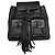 Gucci Tassel-Fransen-Rucksack Schwarz