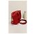 Borsa a mano Prada in pelle rossa Rosso - vista 12