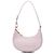Céline Bolso de Hombro Ava en Cuero de Ternera Liso Mini Rosa Celine