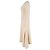 Vestido midi de lana crema de manga larga de Jil Sander Blanco Crudo - vista 2