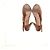 Stuart Weitzman Décolleté Slingback con Piattaforma in Pelle Marrone - vista 13