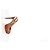 Stuart Weitzman Décolleté Slingback con Piattaforma in Pelle Marrone - vista 8