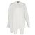 Camisa de botones asimétrica Jil Sander en lino blanco Crudo - vista 4