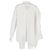 Camisa de botones asimétrica Jil Sander en lino blanco Crudo - vista 6
