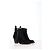 Stivaletti con zip Acne Studios in pelo di pony nero - vista 10