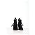 Stivaletti con zip Acne Studios in pelo di pony nero - vista 8