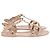 Valentino Garavani Sandali piatti Valentino Rockstud in gomma beige
