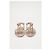 Valentino Garavani Sandali piatti Valentino Rockstud in gomma beige - vista 10