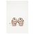 Valentino Garavani Sandali piatti Valentino Rockstud in gomma beige - vista 11